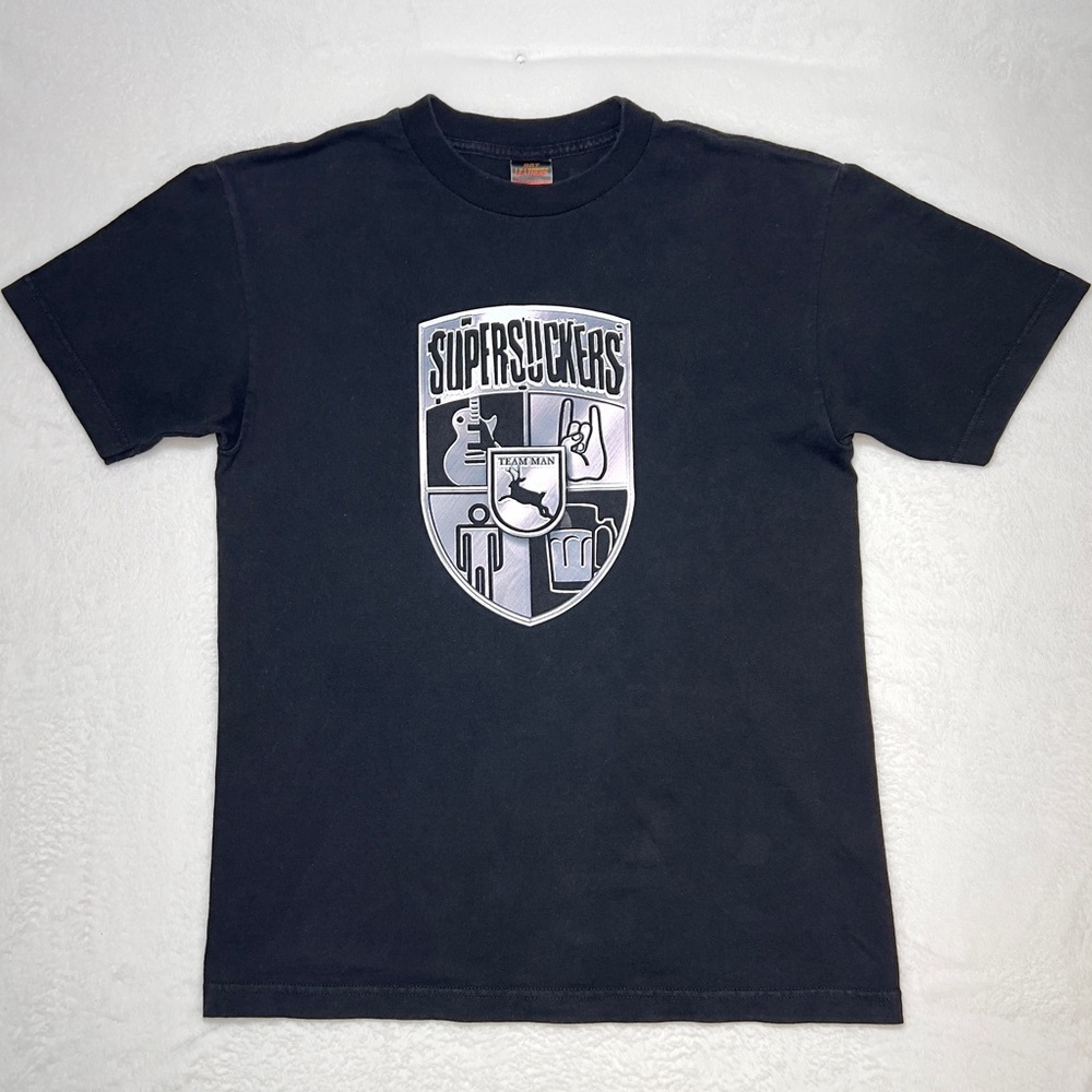 SuperSuckers Band Tee Shirt Mens S Black Short Sleeve Never Worn!!